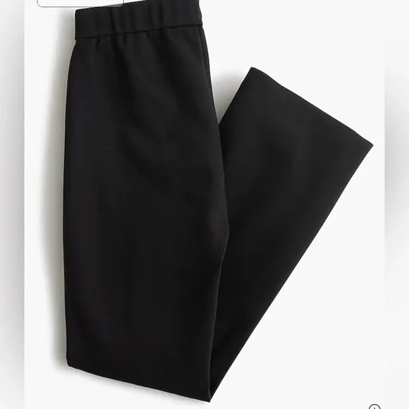 *NWT J Crew Factory black ponte cropped pull-on pants womens 6 - Picture 5 of 8
